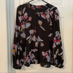 Long sleeve button down blouse